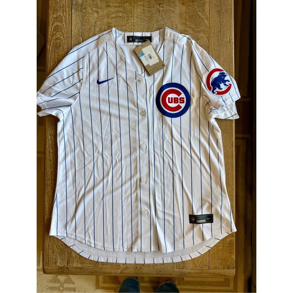 NEW Chicago Cubs Women's Jersey, Medium, NWT, Nike - Picture 6 of 16